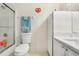 Bathroom featuring a shower and bath combination and updated vanity at 340 Juniper Way, Tavares, FL 32778