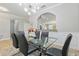 Dining area with view to kitchen and living room at 4147 Oaktree Dr, Davenport, FL 33837