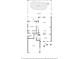 Detailed floor plan showcasing layout of main floor with labeled rooms and measurements at 4147 Oaktree Dr, Davenport, FL 33837