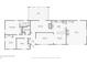 Floor plan illustrating the layout of the home, including the bedrooms, bathrooms, and living spaces at 42116 E Lakeview Dr, Altoona, FL 32702
