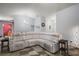 Expansive living area featuring stylish floors, a large sectional sofa and plenty of room to relax or entertain at 4349 River Ridge Dr, Leesburg, FL 34748