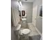 Standard bathroom featuring a toilet, vanity, and shower for everyday convenience at 496 Brunswick Dr, Davenport, FL 33837