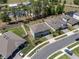 Beautiful homes and manicured landscaping in an aerial view, offering an elegant and modern aesthetic at 524 Avila Pl, Howey In The Hills, FL 34737