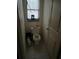 Cozy bathroom featuring tile floors, toilet and window with natural light at 6619 Ona Ct, Clermont, FL 34714