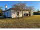 Exterior of home shows chimney and trees providing shade at 6619 Ona Ct, Clermont, FL 34714