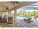 Inviting screened pool with a covered patio and comfortable seating offers a relaxing outdoor space at 769 Daybreak Pl, Longwood, FL 32750