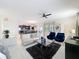 Comfortable living room open to the dining and kitchen area, perfect for entertaining at 9018 Stinger Dr, Davenport, FL 33896