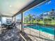 Screened in pool and dining area. Great for entertaining at 9018 Stinger Dr, Davenport, FL 33896