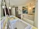Bathroom featuring soaking tub, tile floors, and double sink at 104 Valencia Cv, Leesburg, FL 34748