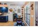 Charming dining area with a large window, stylish decor, and bright, airy feel at 106 Baytree Blvd, Tavares, FL 32778