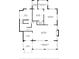 First floor plan featuring spacious living room, dining room, kitchen, and screened porch layout at 1109 W Line St, Leesburg, FL 34748