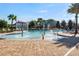 The community splash pad has fun fountains and ample lounge seating in the pool area at 1128 Cavender Creek Rd, Minneola, FL 34715
