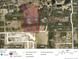 Tax map outlining the parcel, showing the property's location and surrounding areas at 19621 Lake Lincoln Ln, Eustis, FL 32736