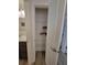Linen closet featuring full-height shelving, with linens neatly stored away at 1978 Lockett Ln, The Villages, FL 34762