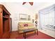 Comfortable living room with sofa, natural light, and views of the exterior at 20631 Prince Ranier Pl, Leesburg, FL 34748