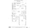 Floor plan features two bedrooms, two bathrooms, den, Gathering room, 2-car garage, kitchen, and living room at 3603 Westerham Dr, Clermont, FL 34711