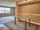 Bright dining area featuring modern table, neutral wall, and nice flooring at 500 Newell Hill Rd # D, Leesburg, FL 34748