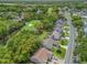 Aerial view of a golf course community with lush green landscaping and well-maintained homes at 511 Chula Vista Ave, The Villages, FL 32159