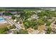 Aerial view of land for sale, conveniently located to all community amenities at 600 Powell St, Wildwood, FL 34785