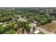 Overhead shot of land for sale on busy street in downtown area at 600 Powell St, Wildwood, FL 34785