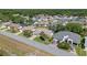 Aerial view of a residential neighborhood with houses and well-kept landscaping at 6608 Borg, Leesburg, FL 34748