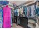 Organized walk-in closet offering ample storage with shelving, hanging rods, and a chest of drawers at 6608 Borg, Leesburg, FL 34748