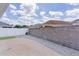 View of the block wall that fences the backyard, giving privacy to the patio and yard at 7382 Se 167Th Zina Ln, The Villages, FL 32162