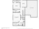 Floor plan of the second story shows bedrooms and closets measurements for buyer awareness of layout at 981 Piedmont Oaks Dr, Apopka, FL 32703