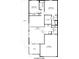 Detailed floor plan showcasing the layout of the home, including bedrooms, bathrooms, kitchen, living spaces, garage, and patios at 992 Pinewood Pl, The Villages, FL 32162
