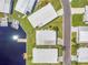 Aerial view showing waterfront homes with private docks on a sunny day at 1401 W Highway 50 # 143, Clermont, FL 34711