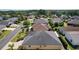Residential neighborhood featuring manicured lawns and mature trees surrounding single-Gathering homes, creating a picturesque setting at 1754 Pennecamp Dr, The Villages, FL 32162
