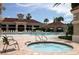 Community pool and spa area with ample seating and a well-maintained deck at 2126 Burley Ave, Clermont, FL 34711