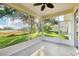Enclosed sunroom featuring scenic exterior views at 27510 Discover Ct, Leesburg, FL 34748