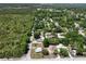 Neighborhood aerial view showcasing homes and tree coverage at 30011 County Road 437, Sorrento, FL 32776