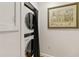 A modern laundry room with new LG washer and dryer at 306 N Clayton St, Mount Dora, FL 32757
