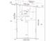 A detailed plot plan showing the layout of the property, including the house, driveway, and lot lines at 31728 Nutmeg Ave, Eustis, FL 32736