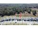 An aerial perspective of the home showcases its place within the community and natural surroundings at 34004 Sky Blossom Cir, Leesburg, FL 34788
