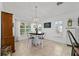 Inviting dining area with large windows offering natural light and charming views of the outdoors at 4972 Big Cypress St, Oxford, FL 34484