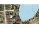 Aerial view of the property showing its proximity to Lake Lucerne at 504 S 12Th St, Leesburg, FL 34748