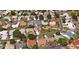 Aerial view of neighborhood and home at 631 San Pedro Dr, The Villages, FL 32159