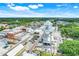Aerial view of the water tower in Winter Garden near historic buildings and downtown streetscape at 644 Orange Belt Loop, Winter Garden, FL 34787