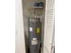 This is a view of the property's water heater at 677 Warner St, Groveland, FL 34736