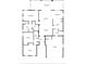 Detailed floor plan of the house layout with room dimensions and the arrangement of living spaces at 760 Hammond Pl, The Villages, FL 32162