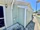 Side exterior view of the home, showcasing the storage area at 10301 Us Highway 27 # 98, Clermont, FL 34711