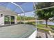 Enjoy the views from this enclosed patio with a hot tub that overlooks the scenic lake at 1142 Salido Ave, The Villages, FL 32159