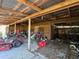 Open-air barn features concrete floor and lots of open storage space at 19726 Mccall Rd, Altoona, FL 32702