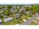 Aerial view of the home, yard, and surrounding residential area at 2928 Delaney St, Orlando, FL 32806