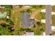 Aerial view showcasing the home's roof and surrounding yard at 2928 Delaney St, Orlando, FL 32806