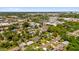 Panoramic aerial showcasing the property and city skyline at 2928 Delaney St, Orlando, FL 32806