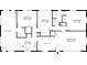 Detailed floor plan showing the layout of bedrooms, bathrooms, kitchen, and living room at 2928 Delaney St, Orlando, FL 32806